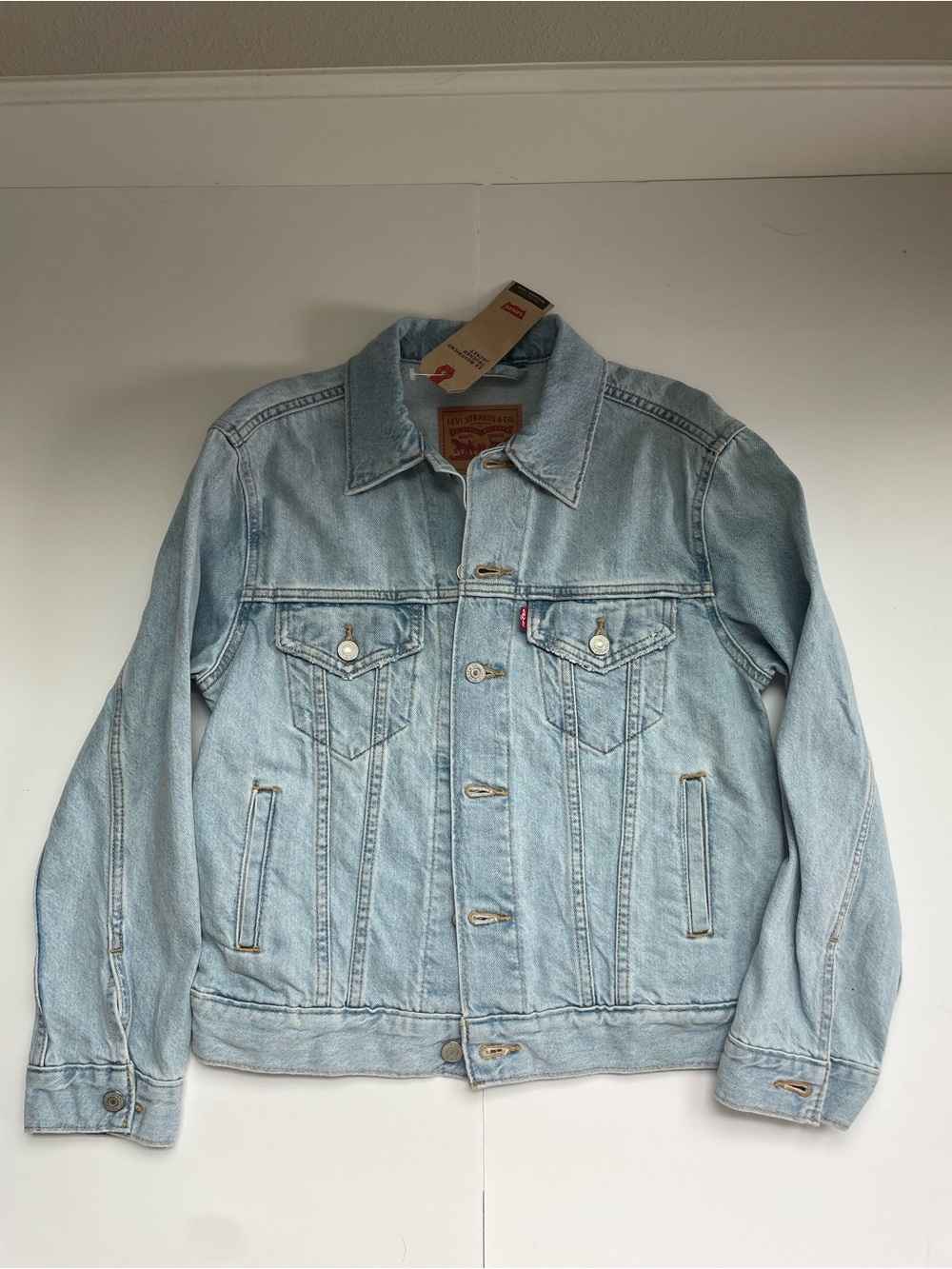 NWT Levi's Light Blue Denim Trucker Jacket